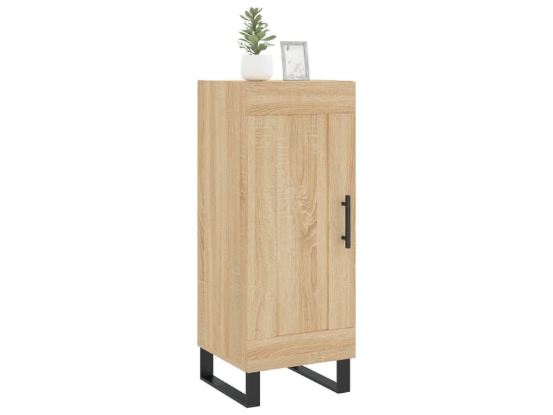  Buffet - bahut - meuble de rangement chêne sonoma 34,5x34x90 cm bois d'ingénierie  - Conforama C