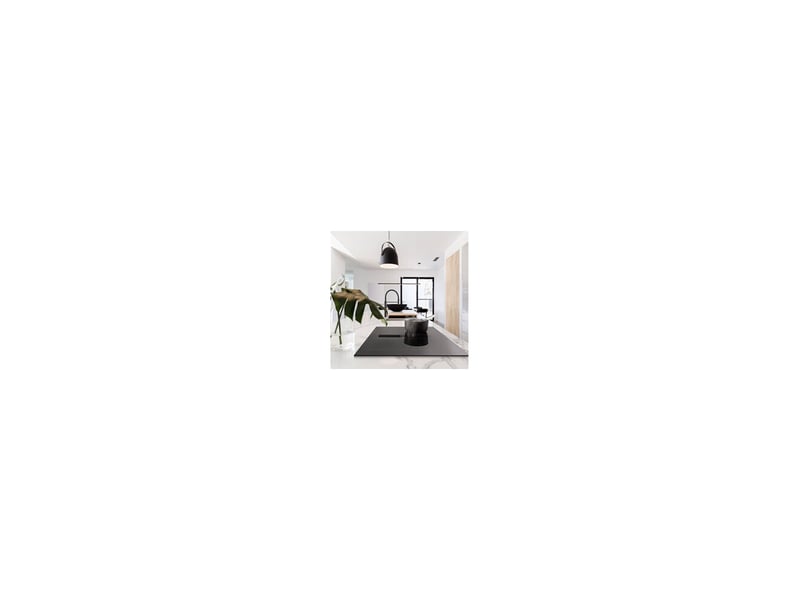  Table induction 70 cm noire avec hotte intégrée 4 zones evoslider 7783728 - Conforama E
