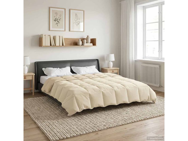  Duvet d'hiver - couette 220 x 260 cm hiver - couette microfibre (100% polyester)  - Conforama D