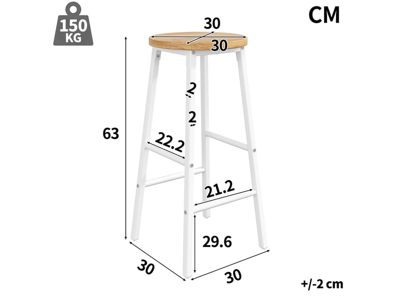  Îlot central de cuisine blanc 137.9 x 45-73 x 92 cm avec 2 tabourets, table rabattable, 2 portes 2 tiroirs et roulettes  - Conforama D