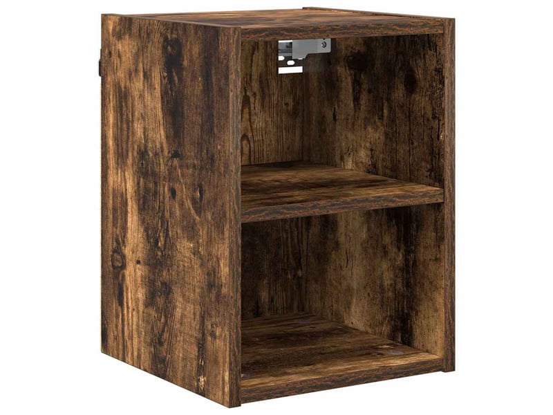 Meuble de rangement cuisine, armoire suspendue chêne fumé 30x29,5x40cm  - Conforama A