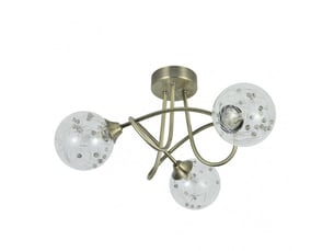 Fabrilamp rio de janeiro, lampe, moderne, 3 x g9, cuir, 21 x 37 x 37 cm