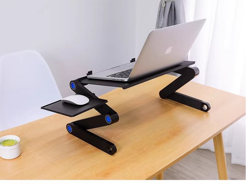  Table d'ordinateur portable réglable ventilation hauteurinclinaison ajustables  - Conforama C