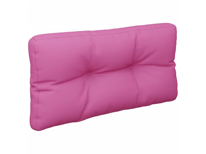  Lot de 2 coussins de palette, coussins de canapé rose tissu cf59598  - Conforama D