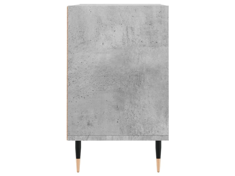  Meuble tv - banc tv - meuble de rangement gris béton 69,5x30x50 cm bois d'ingénierie  - Conforama E