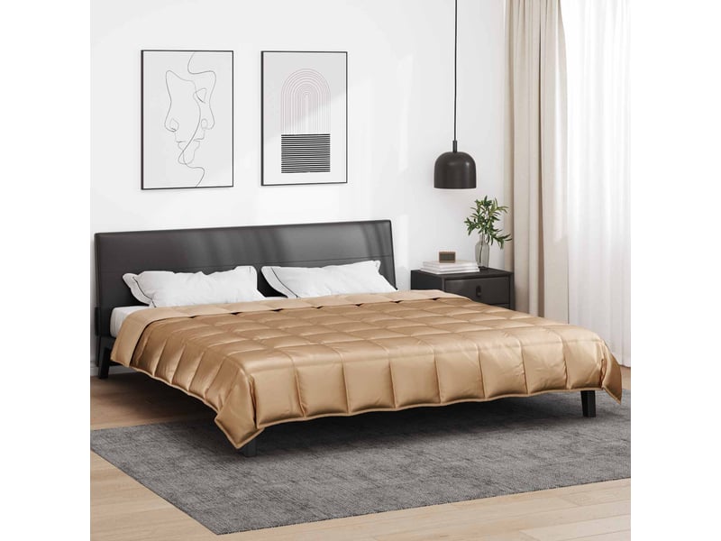 Duvet - couette complet toute l'année 200 x 220 cm 300 gsm doré  - Conforama B