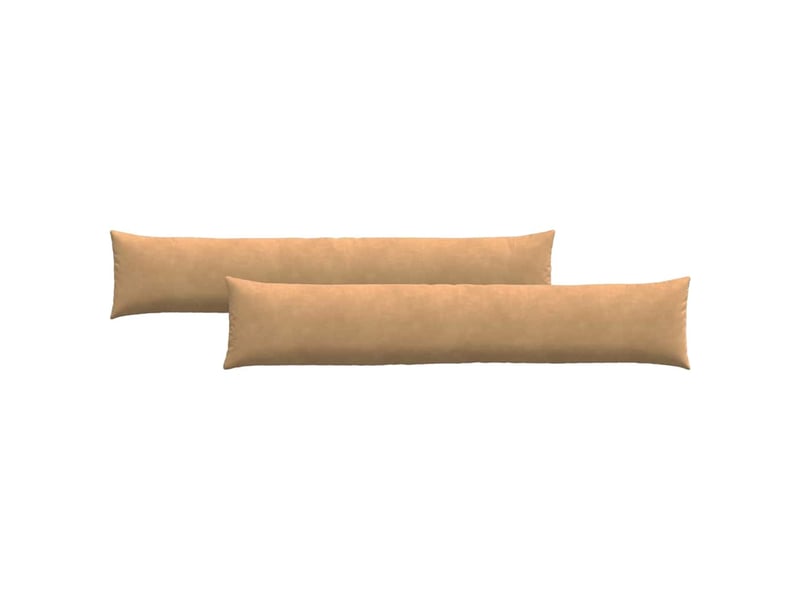 Lot de 2 coussins de canapé, coussins décoratifs marron 200 x 40 cm cf59124 - Conforama A