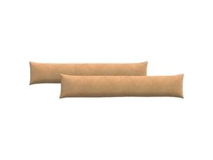 Lot de 2 coussins de canapé, coussins décoratifs marron 200 x 40 cm cf59124