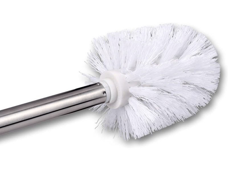  Pack de 3 brosses de rechange pour toilettes tête de brosse acier inoxydable blanc brosse pour toilettes brosse de rechange pour toilettes  - Conforama B