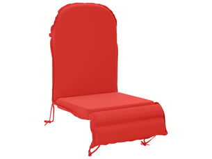 Coussin de transat ensoleillé, coussin pour bain de soleil gemert 100 % polyester rouge cf56048