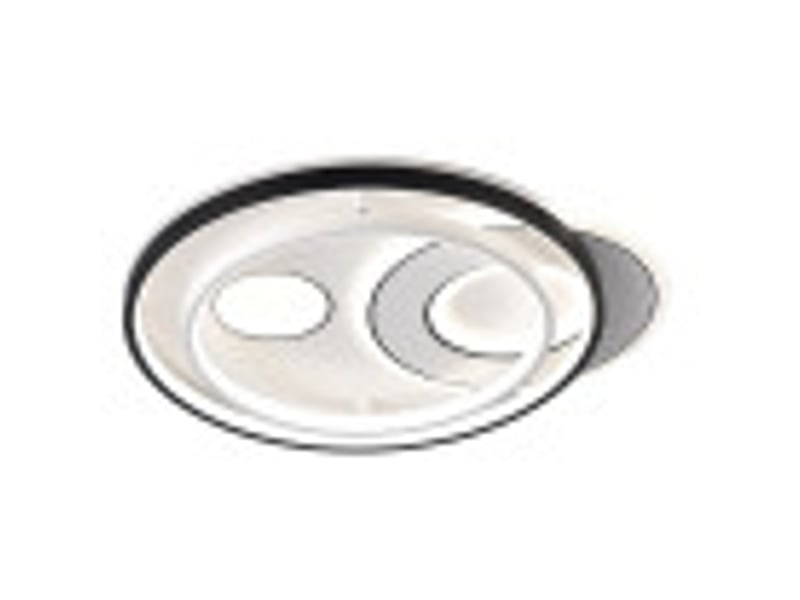  Fabrilamp evora, plafonnier, moderne, led, 160 w, 13600 lm, 3000-4000-6000 k, blancnoir, 7 x 45 x 52 cm 224385226 - Conforama B