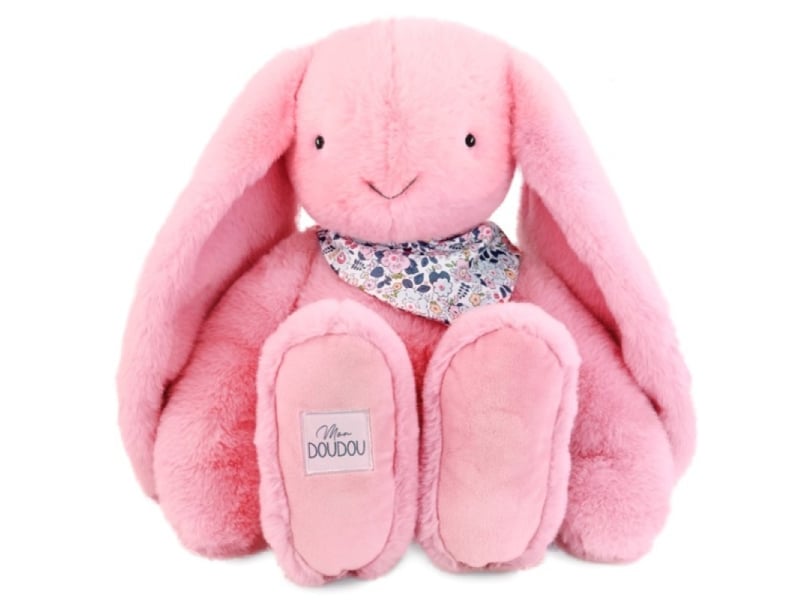  Peluche lapin fleurette grenadine - 50 cm  - Conforama A