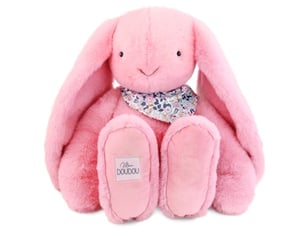 Peluche lapin fleurette grenadine - 50 cm