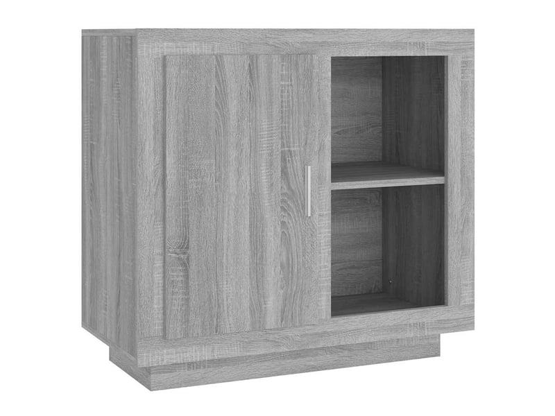  Buffet - bahut - meuble de rangement sonoma gris 80x40x75 cm  - Conforama A