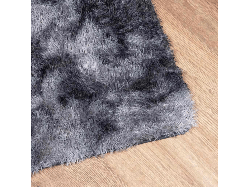  Tapis shaggy à poils longs navarra gris foncé 120x170 cm - comfortxl 4102824 - Conforama C