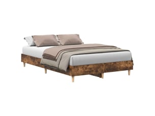 Lit 2 places 120x190cm    coloris marron