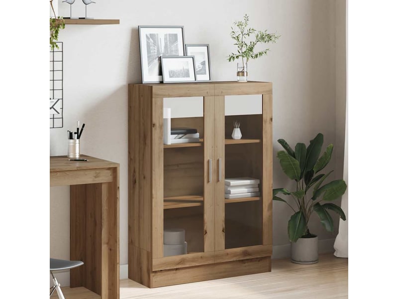  Bibliothèque, étagère de rangement chêne artisanal 82,5x30,5x115 cm bois d'ingénierie  - Conforama D