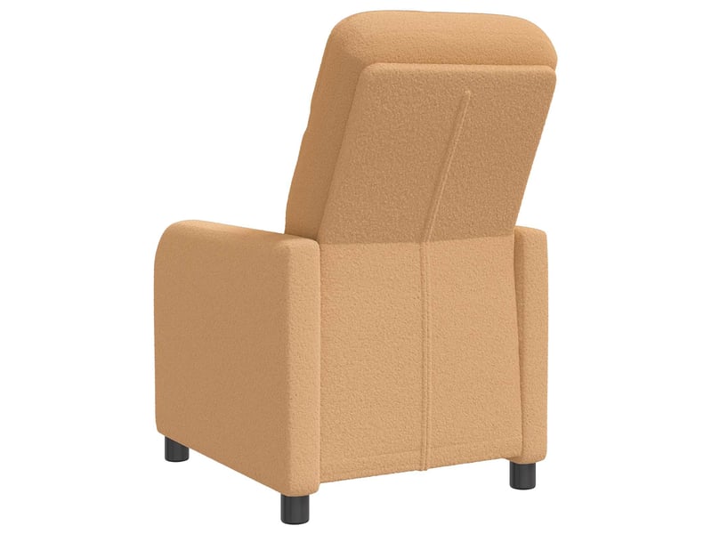  Vidaxl fauteuil inclinable beige bouclé  - Conforama E