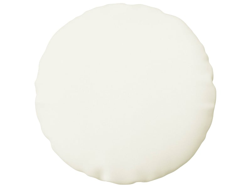 Lot de 6 housses de coussin heerlen blanc ø 50 cm tissu cf49581 - Conforama A