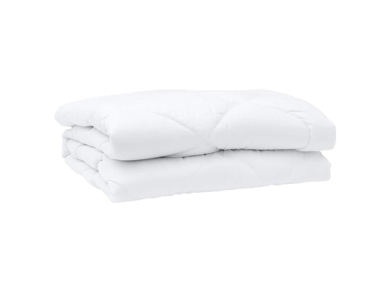  Couette - duvet d'été 200 x 200 x 3 cm été polyester blanc respirant  - Conforama D
