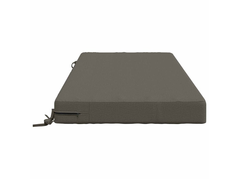 Coussin d'assise, coussin pour chaisecanapé soest 100 % polyester gris 120 x 60 x 10 cm cf51431 - Conforama D