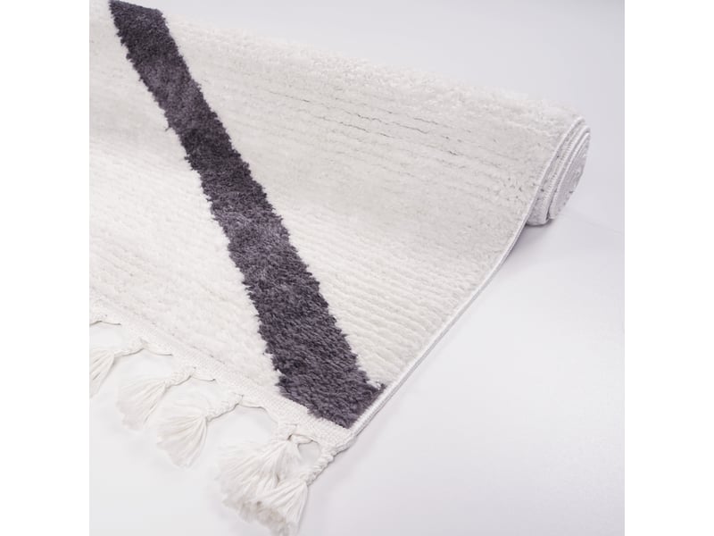 Ouarain - tapis berbère sirta 120 x 170 cm Z-BERBER120170501IVORY - Conforama E