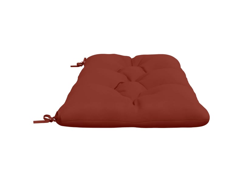  Lot de 2 coussins de banc, coussins d'assise vianen 100 % polyester rouge cf57665  - Conforama D