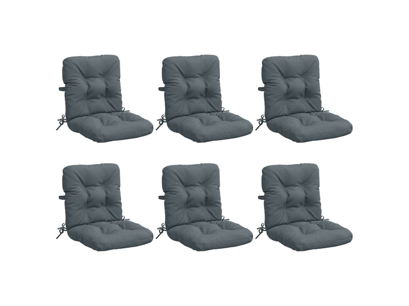Lot de 6 coussins de chaise à dossier haut vianen cf59398 - Conforama A
