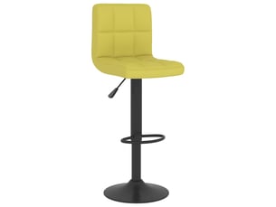 Tabouret de bar, chaise de bar vert tissu