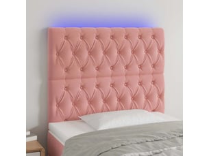 Tete de lit A poser largeur 100 cm   rose
