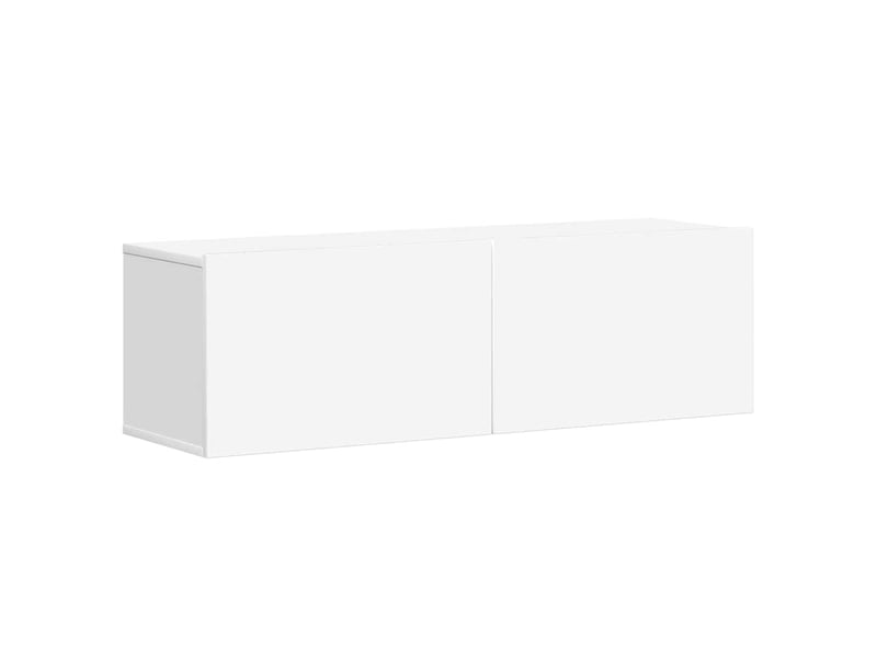  Ensemble de meubles tv - banc tv - meuble de rangement 3 pcs blanc bois d'ingénierie  - Conforama D