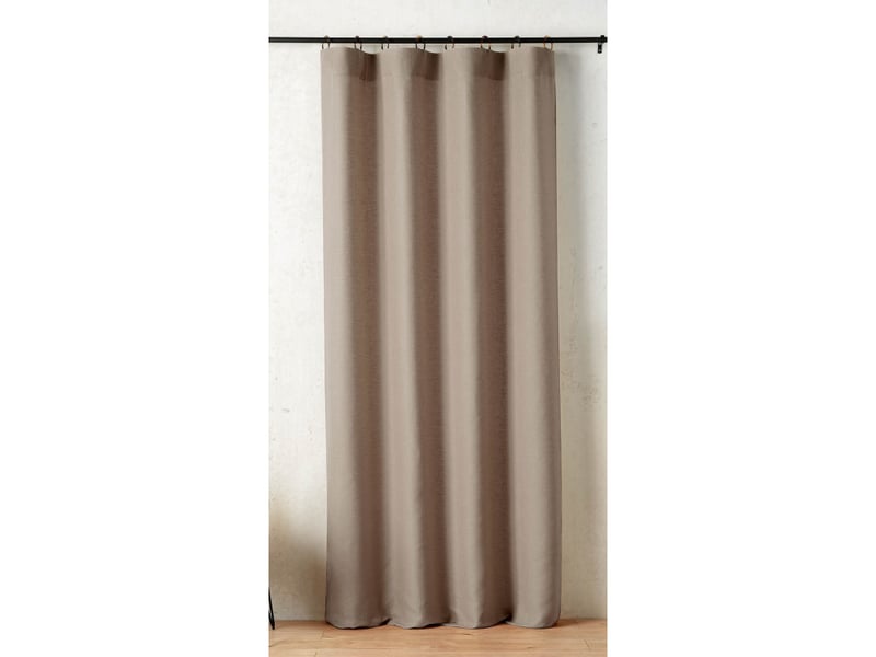  Rideau à anneaux mistolino 145 x 260 cm – tissé en france - 145x260cm - taupe  - Conforama A