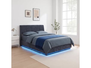 Lit coffre 140x200 cm   Tröstiar coloris bleu