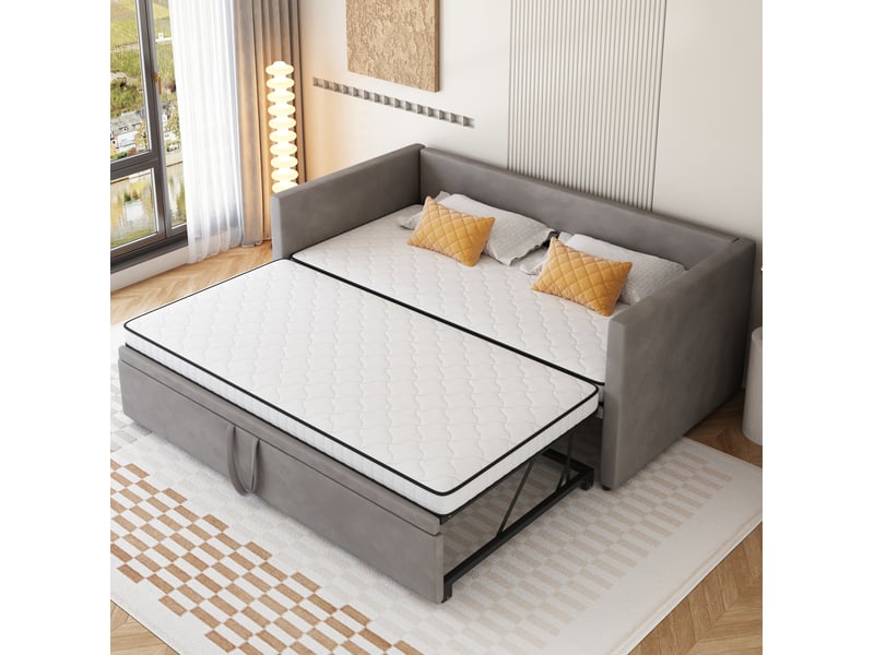  Matelas à ressorts 90x200 cm blanc, épaisseur 10 cm, h3, ergonomique, roulé, ferme, pour lit et canapé-lit  - Conforama E
