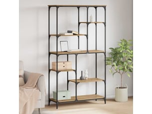 Étagère 5 niveaux, étagère de rangement 99 x 35,5 x 176 cm bois d'ingénierie