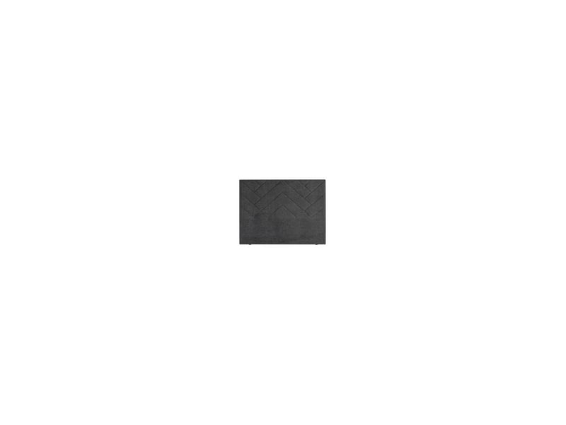  Tete de lit grise rembourree 120x9x160 cm en epicea avec mousse de confort 8177465 - Conforama A