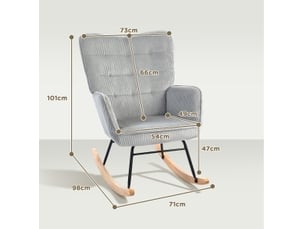 Pouf / repose pied MIVRAY gris