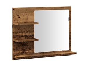 Armoire à miroir de salle de bain vieux bois bois d'ingénierie shl92