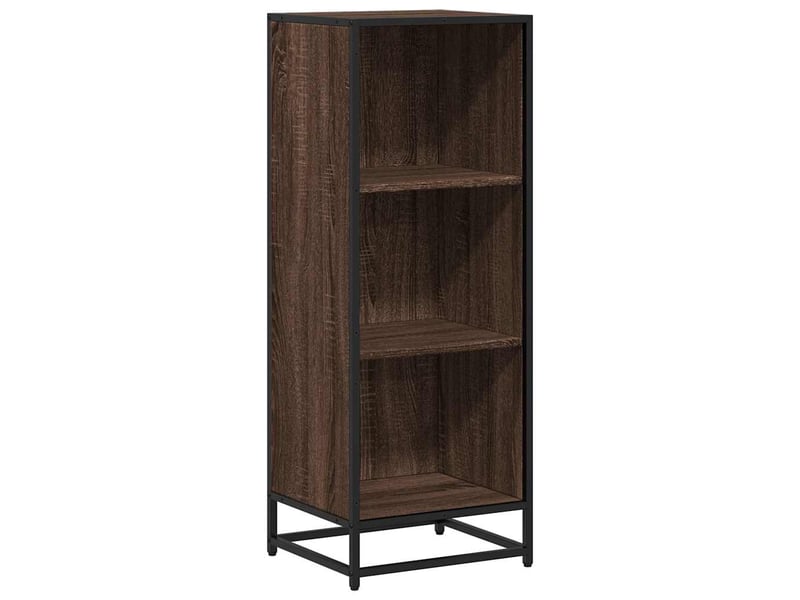  Bibliothèque, étagère de rangement chêne marron 40x35x107,5 cm bois d'ingénierie  - Conforama A