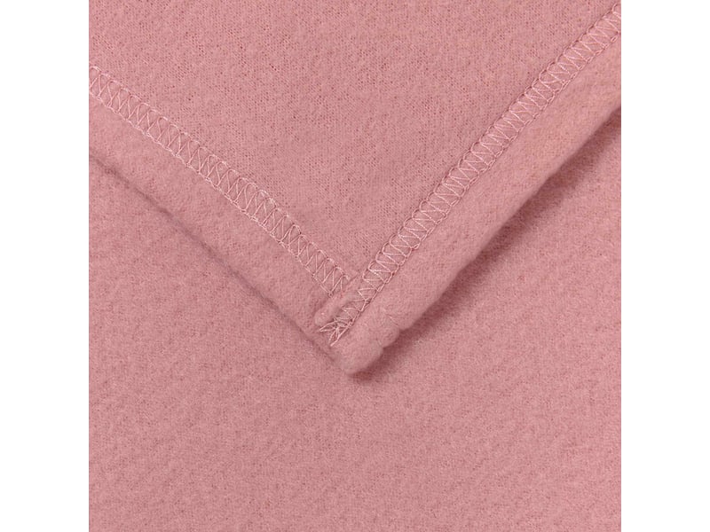  Plaid canapé rose 200x150 cm 0.42 kg polaire  - Conforama E