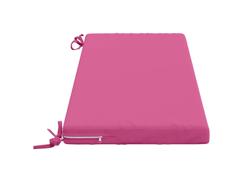  Coussin de banc, coussin d'assise, coussin de canapé soest 100 % polyester rose 120 x 40 x 5 cm cf53457  - Conforama D
