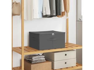 Boîte de rangement 24 pcs tissu intissé 43x34x23 cm 33,6 l shl71892