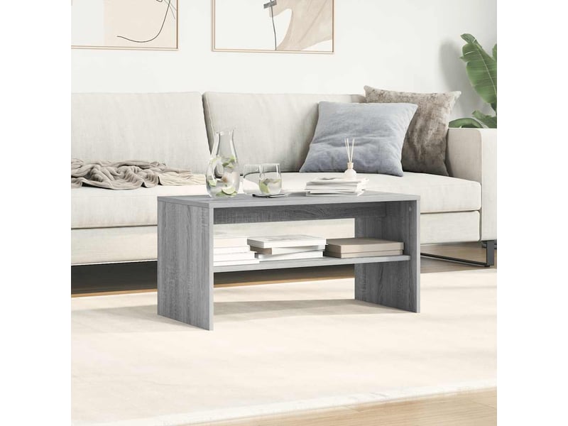  Meuble tv - banc tv - meuble de rangement sonoma gris 80x40x40 cm bois d'ingénierie  - Conforama D