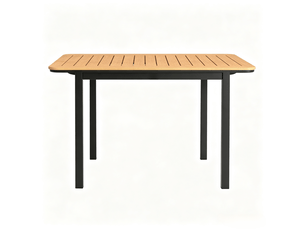 Table de jardin moderne, table extérieure polyvalente, repas en plein air, design élégant et spacieux