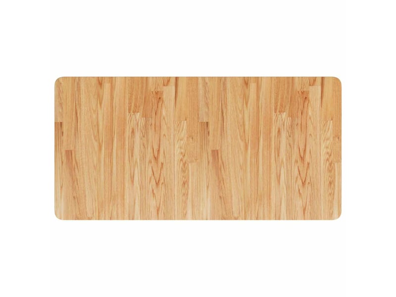  Comptoir de salle de bain, plan de travail marron clair 100x50x2,5cm bois traité cf65818  - Conforama A