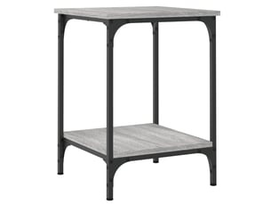 Table de chevet - table basse sonoma gris 40x40x55 cm bois d'ingénierie