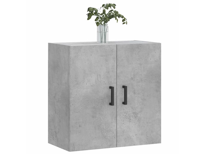  Armoire murale salon, meuble de rangement gris béton 60x31x60 cm bois d'ingénierie shl5431  - Conforama C