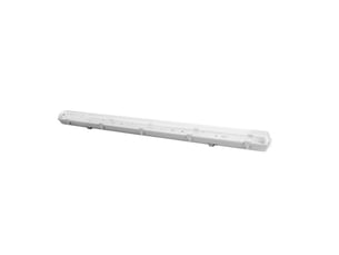 Réglette étanche pour tube led t8 fabrilamp basik 2xt8 150 cm gris ip65 9,5 x 156 x 12,8 cm