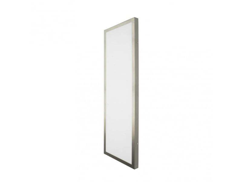  Plafonnier led abrila plano 72 w 6120 lm 6500 k argenté 3,5 x 30 x 90 cm 150689003 - Conforama C