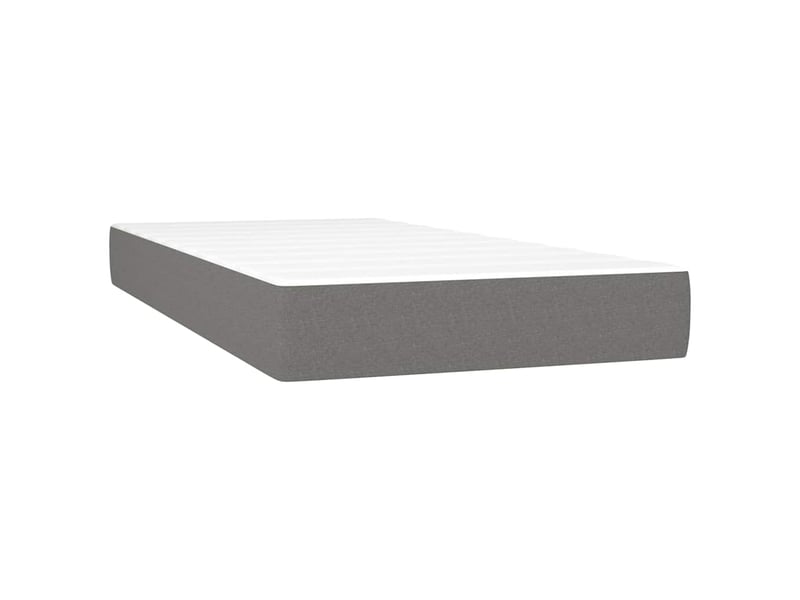 Matelas de lit à ressorts ensachés fermeté moyenne gris foncé 100x200x20 cm - Conforama A